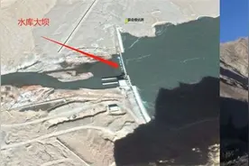 印度陆军巡逻队背着棍棒进山：发现班公湖突现一座人工水库图片