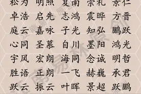 300个独特新颖的男孩名字推荐，个个别出心裁，助他决胜千里图片