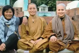 妙乐法师：俩亲姐先后出家，不顾父母挽留也入空门，24岁成住持图片