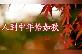 苏轼：人到中年恰如秋，看繁华落尽，望一池秋水，品一杯清欢图片