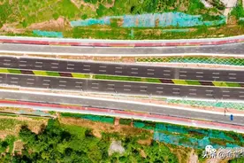 先睹为快！修在金堂的这条双向六车道即将通车…图片