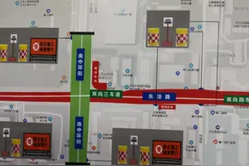 4月29日起，太原地铁2号线南中环街长治路口半幅封闭施工图片