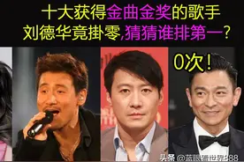 谁是香港金曲之王？盘点金曲金奖的10大赢家：刘德华竟然挂零图片