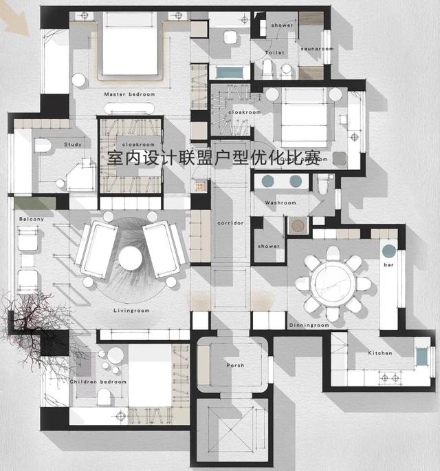 一个户型，两百个设计师，几百个方案，业主：真是太难选了