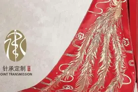 华丽苏绣婚服上身时尚红人，惊艳图片