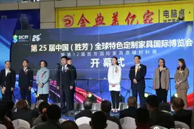 第25届中国（胜芳）全球特色定制家具国际博览会开幕图片