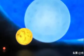 两颗恒星合并成蓝超巨星，然后再变成超新星爆炸，黑洞就诞生了图片