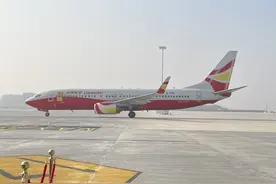 祥鹏航空B737-800机型顺利完成试飞图片