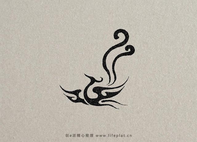中国古代传说中的瑞鸟——凤凰的纹样图腾