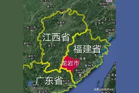 龙岩市2区1市4县，建成区面积排名，最大是新罗区，最小是永定区图片