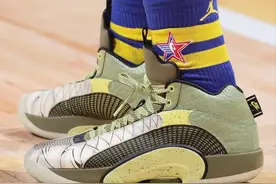 NBA球员上脚：AJ35彩虹套装太帅了，保罗的球鞋很有意义图片