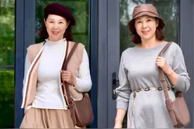 女人六十而不老，这位阿姨优雅的穿搭，真实自然接地气，非常减龄图片