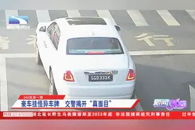 豪车悬挂怪异车牌，武汉街头逍遥快一年，交警跟踪揭开真面目视频封面