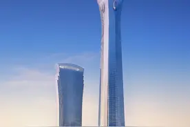 顶尖摩天楼设计者SOM作品—407米昆明春之眼，形如名！加速建造中图片