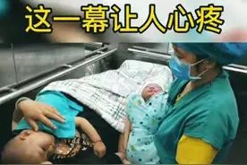 深夜独自带着大宝来医院生二胎！你不知道的为母则刚，惹人心疼图片