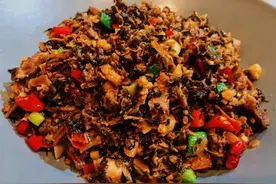 美食家常菜推荐：外婆菜炒肉，黑椒芦笋炒口蘑，蒜苗炒肉片图片