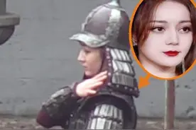 迪丽热巴《长歌行》路透图曝光，身着盔甲女扮男装英姿飒爽图片