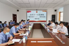 省检察院调研组到敦化市院调研指导基层院建设工作图片