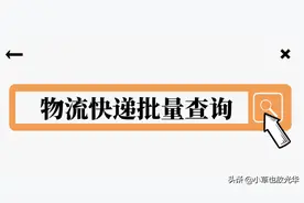 自动识别查询快递单号圆通、中通……，适用全网快递公司快递查询图片