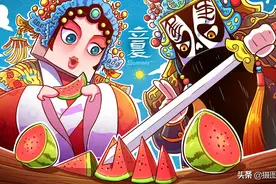 立夏插画｜啃西瓜、吹风扇，这不就是夏天的我吗？太真实了吧图片