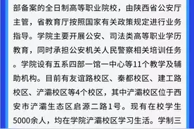 想报考陕西警官职业学院非公安专业的请看这里！图片