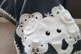 夏日午睡好伴侣，这么美的钩针薄毯，钩出来的是满满成就感图片