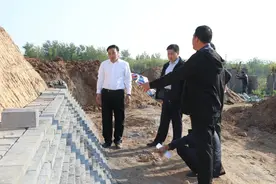鸡泽县政协主席董爱民对晋侯会盟文化园工作再安排再部署图片
