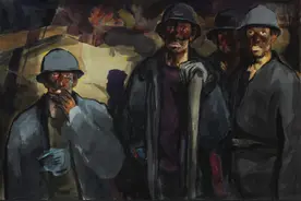 谈艺录｜我在矿区画矿工图片