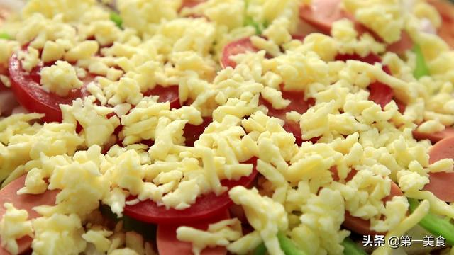 披萨别去买了，教你在家做，外酥里软拉丝长，满足各种挑食宝宝