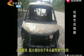 事发邢台隆尧县，一名男主刚买了新车11天就自燃了图片
