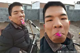 28岁脑瘫男把糖纸吞嘴里，来回一嚼吐出一架纸飞机，获世界纪录图片