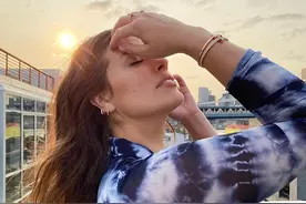 190斤超模重返纽约，秀出“高级脸”，最爱易烊千玺同款手镯图片