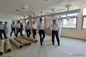 濮阳市中医院党委书记赵来法一行到医院各分院现场调研图片