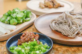 日式荞麦面，一道主食也能很丰盛图片