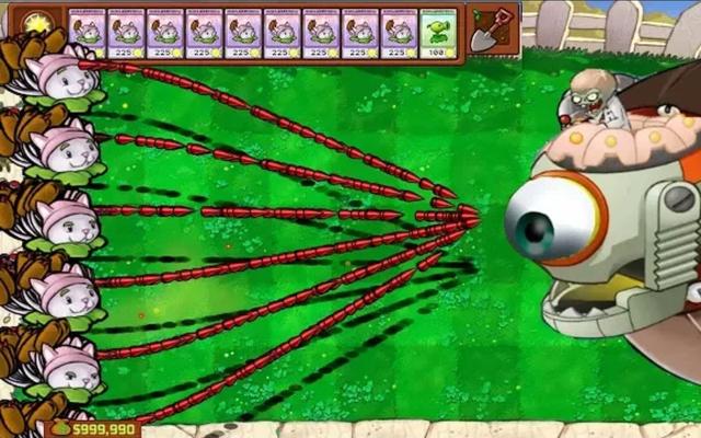 奥特曼打大僵尸小游戏（植物大战僵尸99999香蒲vs所有的僵尸 太暴力了）