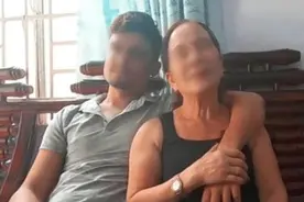 24岁小伙娶65岁老太为妻，禁止她穿裙子，小伙：因太完美怕被撬走图片