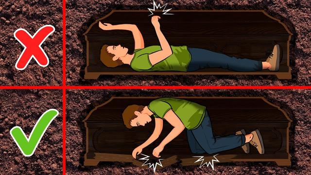 如果你不小心被活埋，如何争取生存机会，得以逃出生天呢？