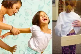 娃被打后如果是这两种反应，说明是在“求救”，家长应停止打孩子图片