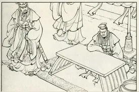 东周列国志564：赵王与秦王会于渑池。秦王为赵王击缶图片