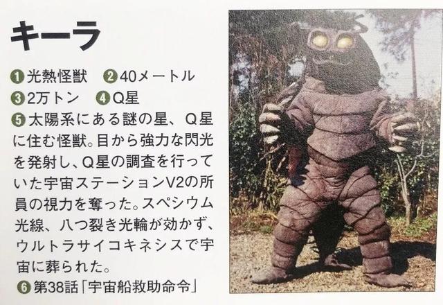 初代奥特曼怪兽图鉴