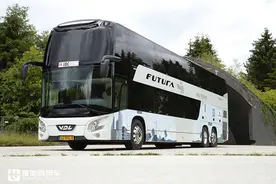 客容量近百人，欧洲豪华双层大巴之一，荷兰VDL Futura FDD2科普图片