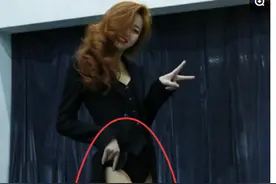 中国最长的腿，来自安徽的女孩，金星：头以下都是腿图片