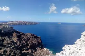 从灰烬中升起的岛屿—圣托里尼岛图片