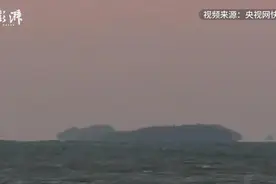 时隔十年，山东蓬莱海域再次出现海滋奇观图片