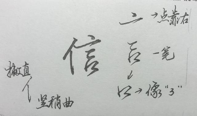 硬笔行书常用字排列信.可.使.欲.量