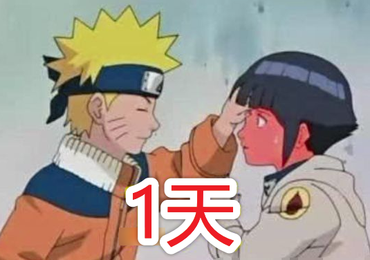破鸣人逆后宫之术要多久？井野1周，雏田1天，辉夜5秒。＃火影