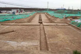 咸阳塬上发现规模最大保存最完整的隋代墓园图片