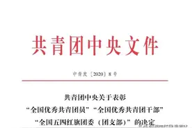 湘潭市两名团员、一名团干、两个团支部获团中央表彰图片