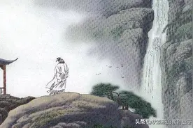 望庐山瀑布（唐）李白图片