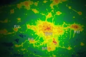 【地图】从夜间灯光亮度来看，中部六省会谁大谁小？图片